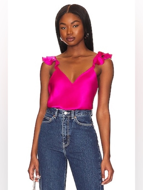 Cami NYC Tops - NWOT Cami NYC Damaris Cami in Neon Pink, Size Small